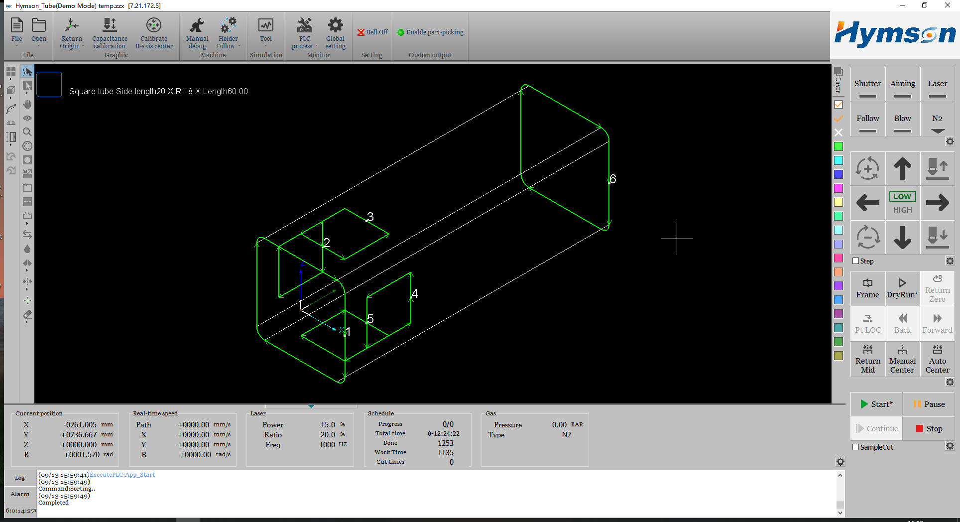 Mesin pemotong baja laser CNC